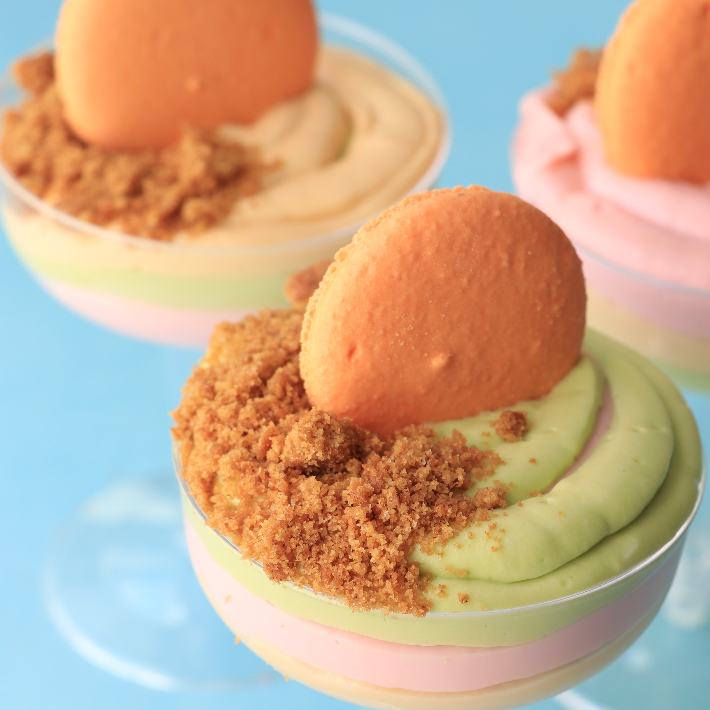 Colour Mill | Foolproof Layered White Chocolate Mousse Cups for