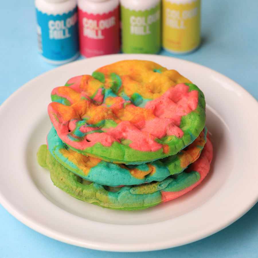 The Rainbow Waffles We Can't Stop Eating