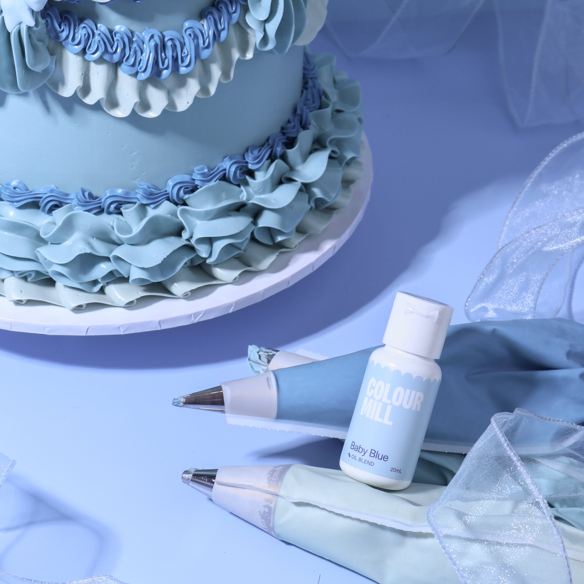 Colour Mill Oil Blend oil-based food colouring Baby Blue