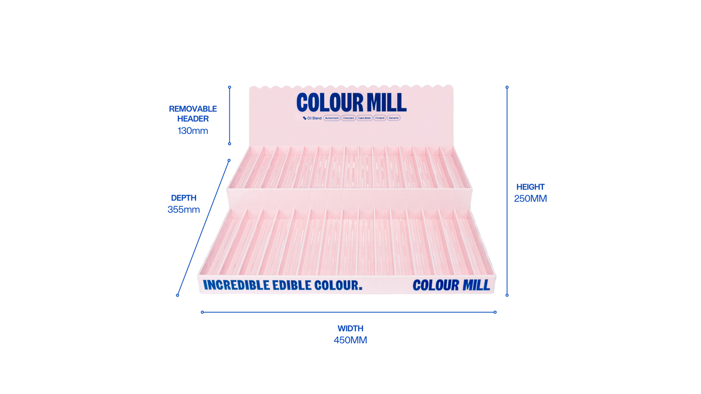 Acrylic Colour Shelf