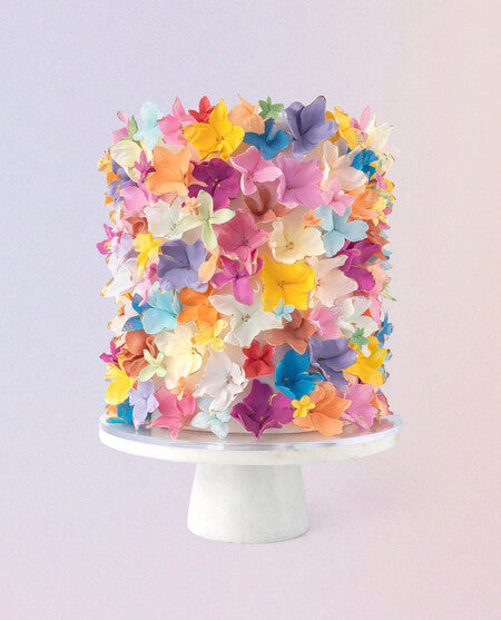 Jenna Rae Cakes Sugar flower cake using Colour Mill