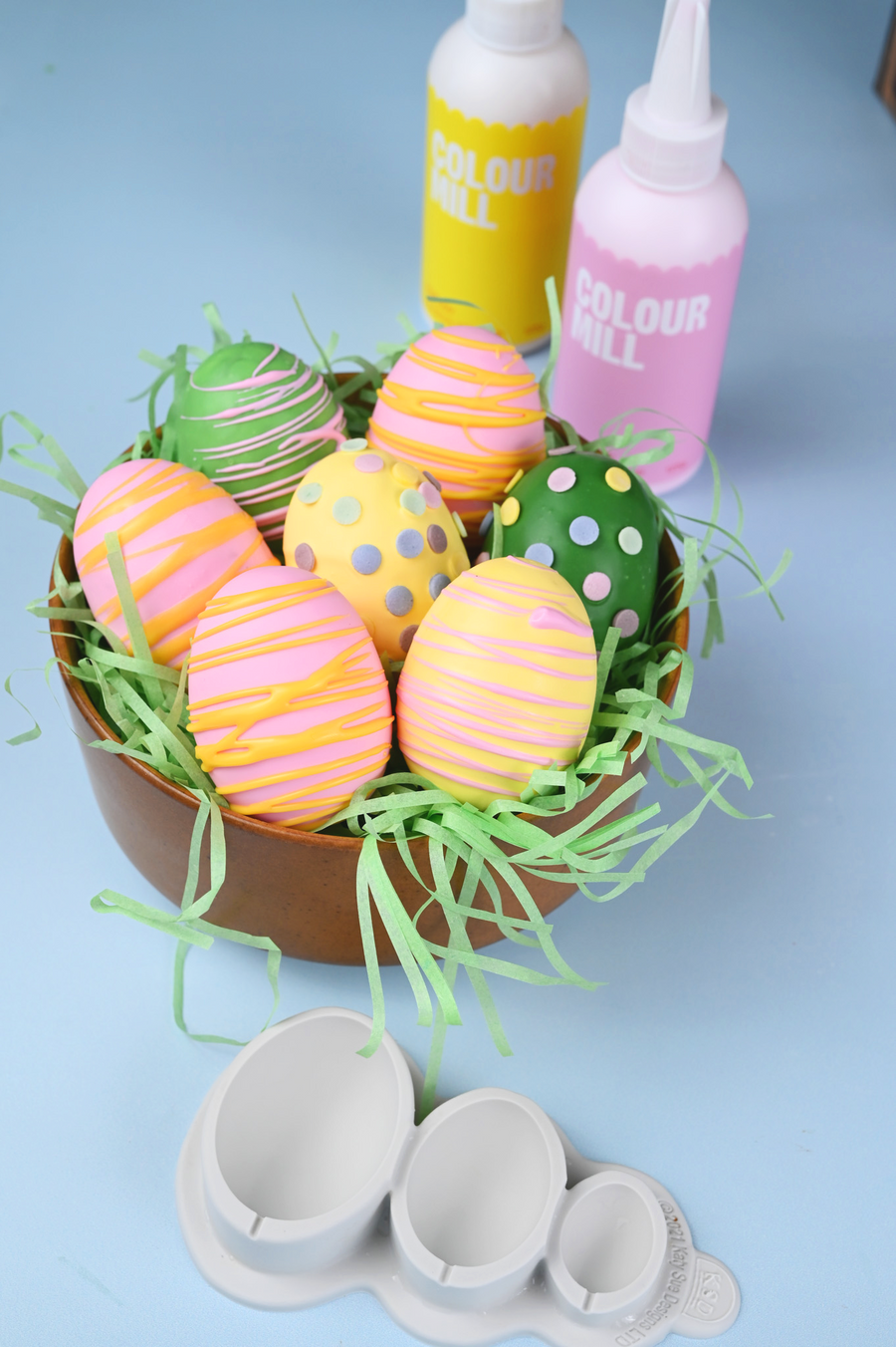 3 Ingredient Chocolate Truffle Easter Eggs
