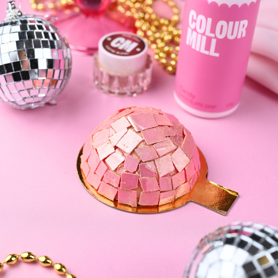 Disco Ball No Bake Cheesecakes