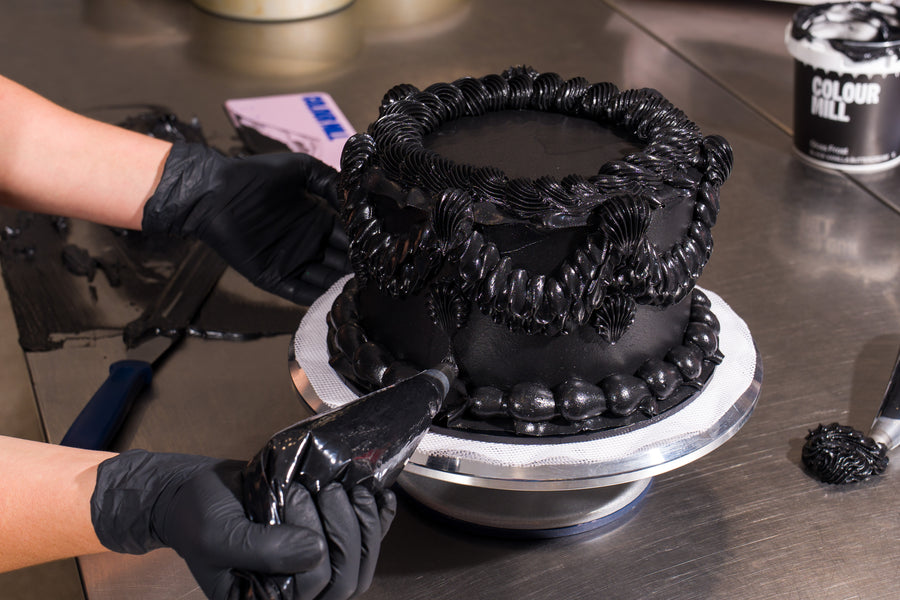 Gloss Frost Black Buttercream