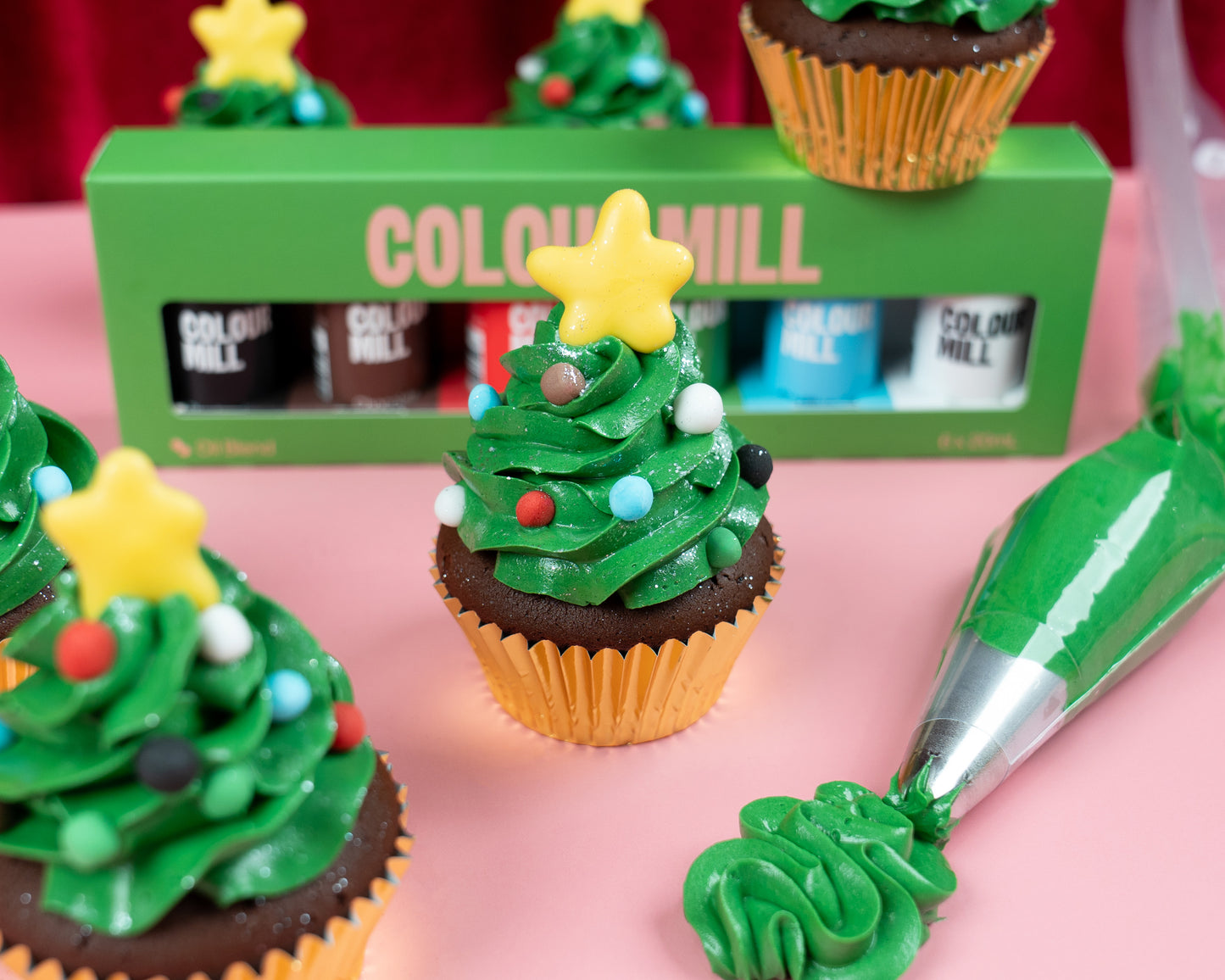 Christmas Tree Cupcake Bundle