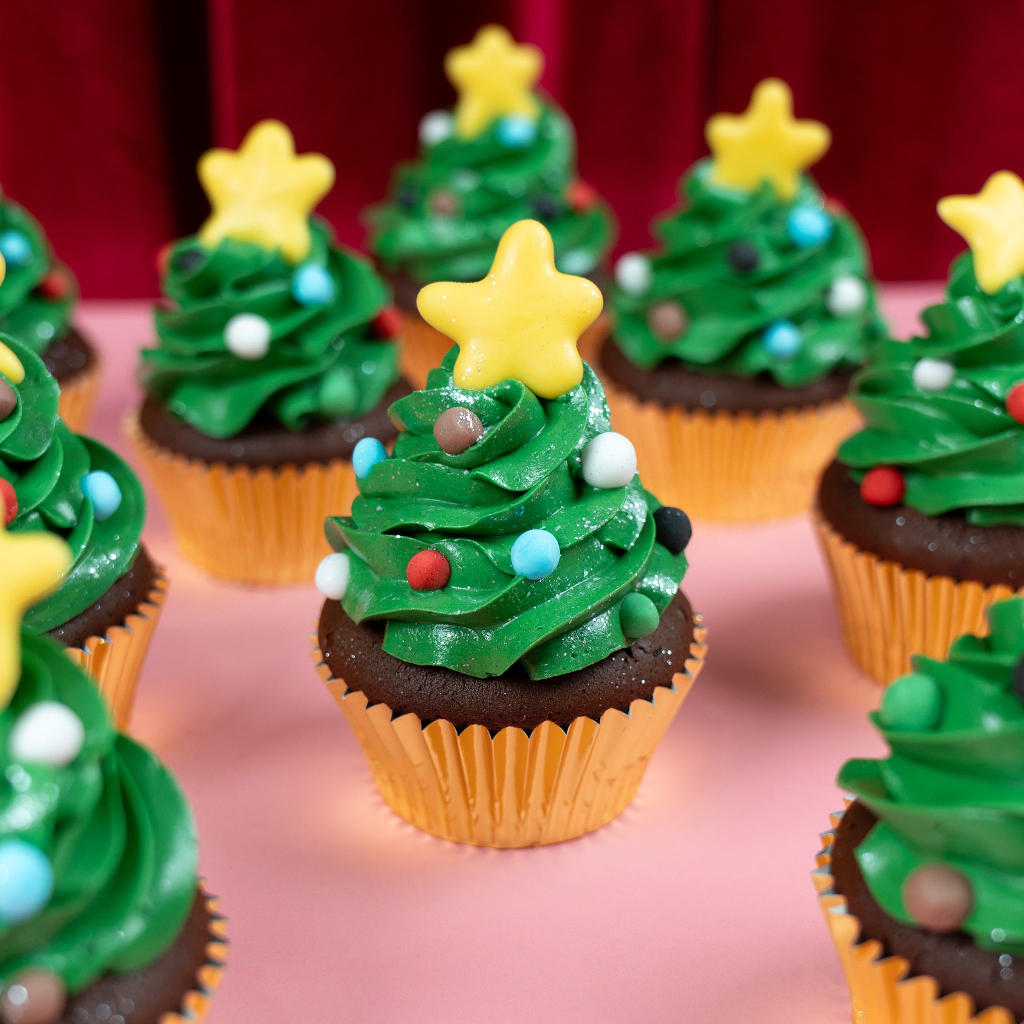 Christmas Tree Cupcake Bundle
