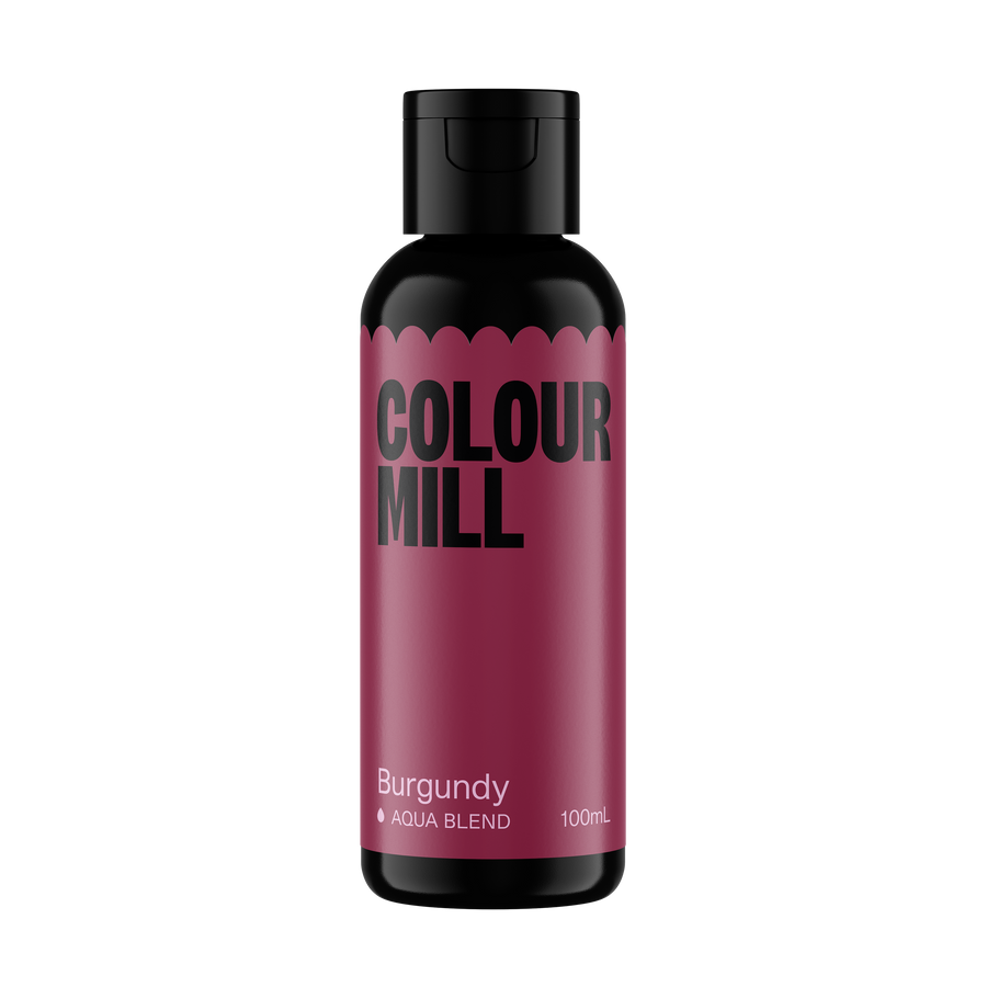 Burgundy - Aqua Blend