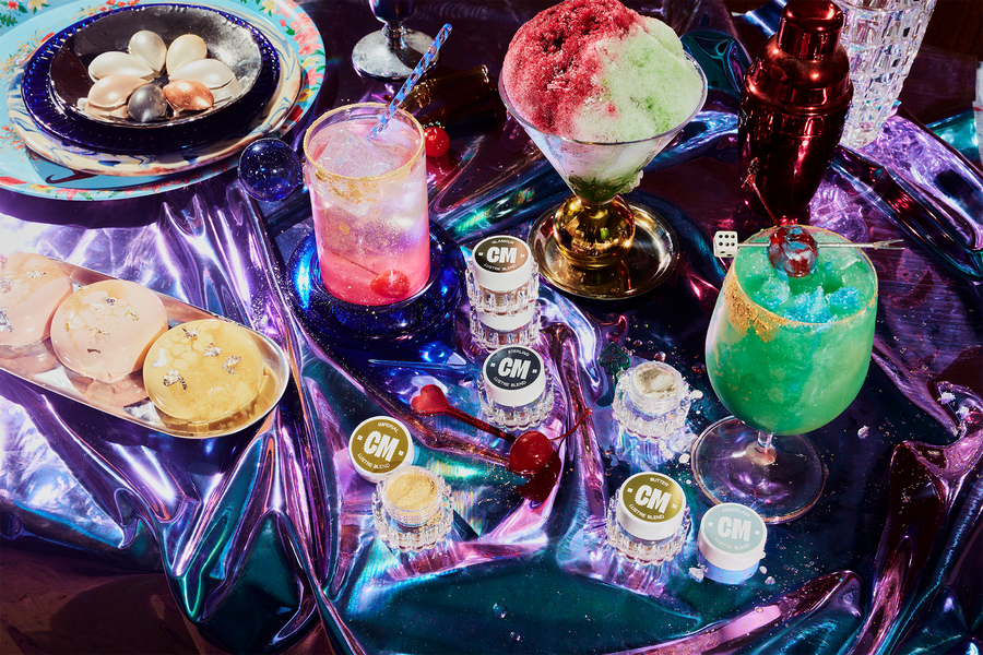 Colour Mill Lustre Blend edible glitter in beverages 