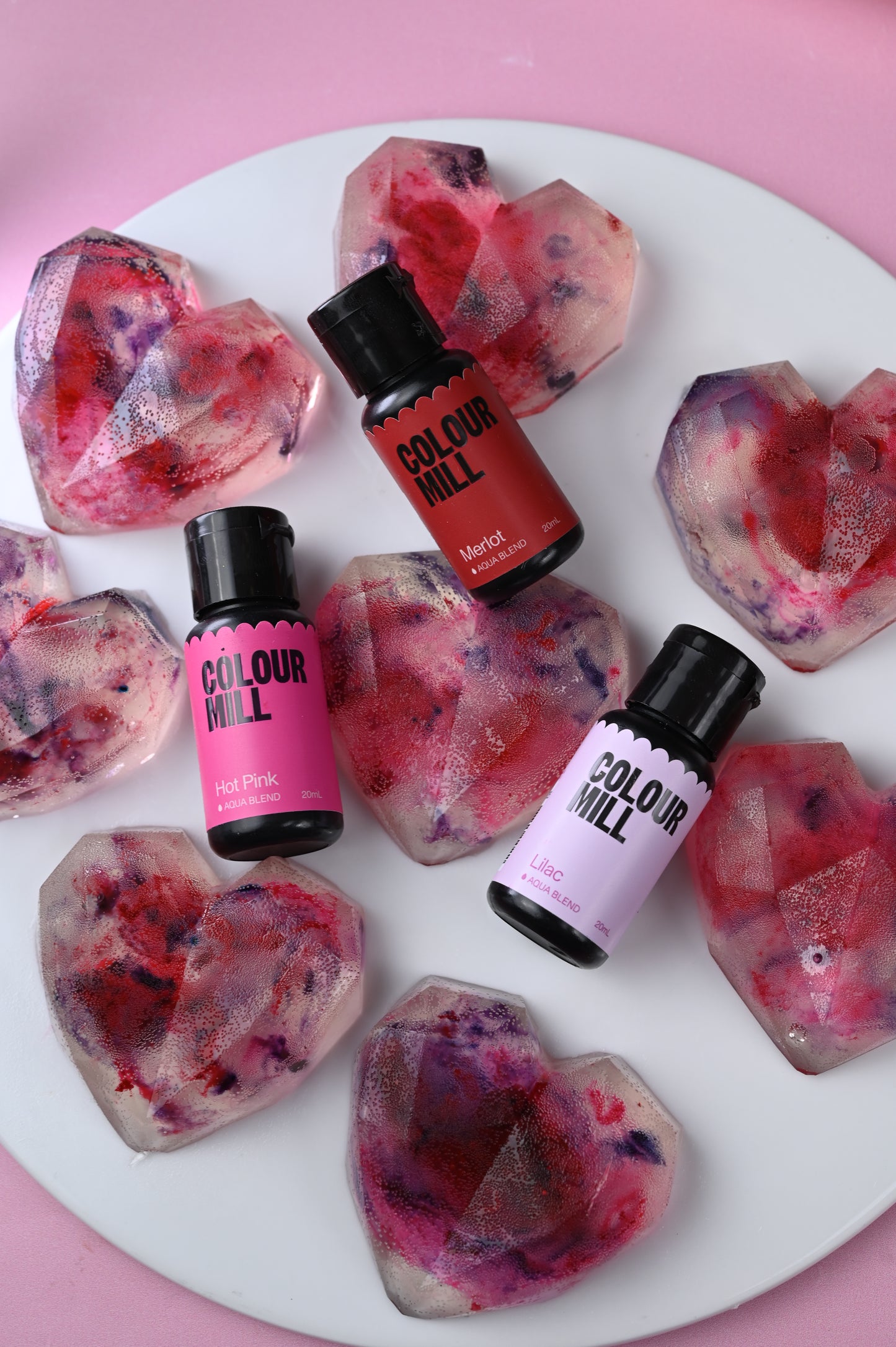 Colour Mill Aqua Blend water based food colouring Merlot red 