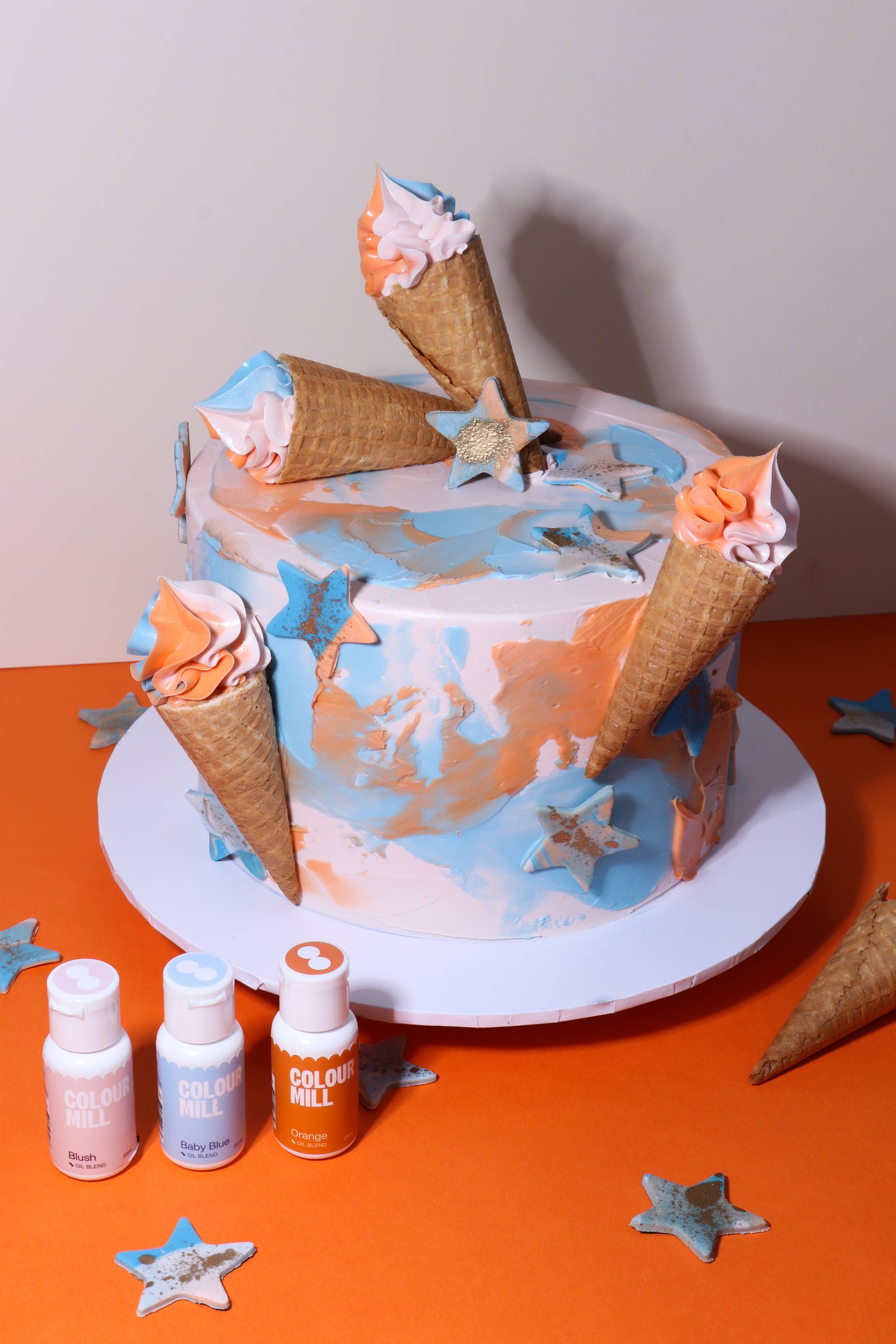 Colour Mill Baby Blue oil blend oil based food colouring 