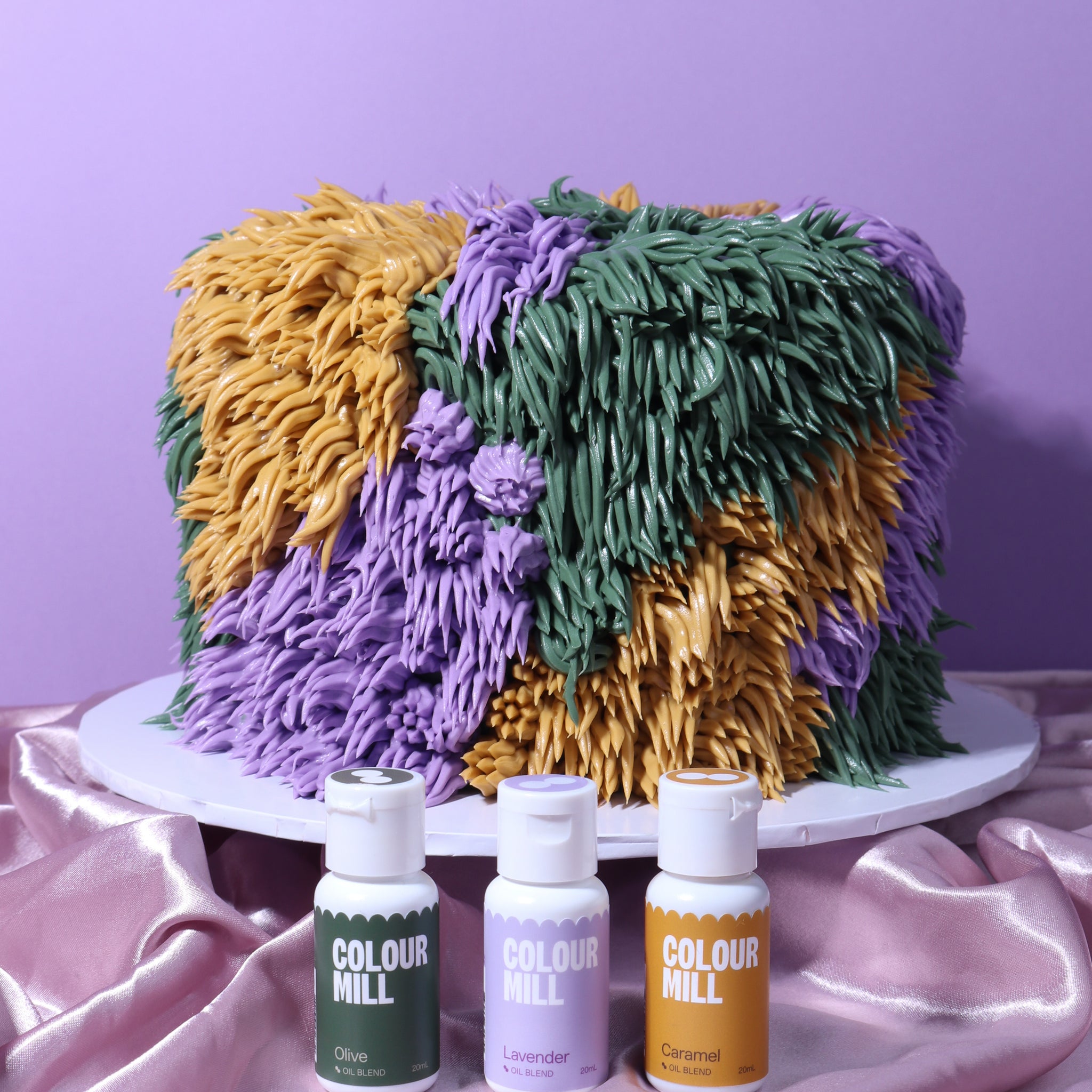 Colour Mill Caramel, Olive and Lavender Oil Blend oil based food colouring