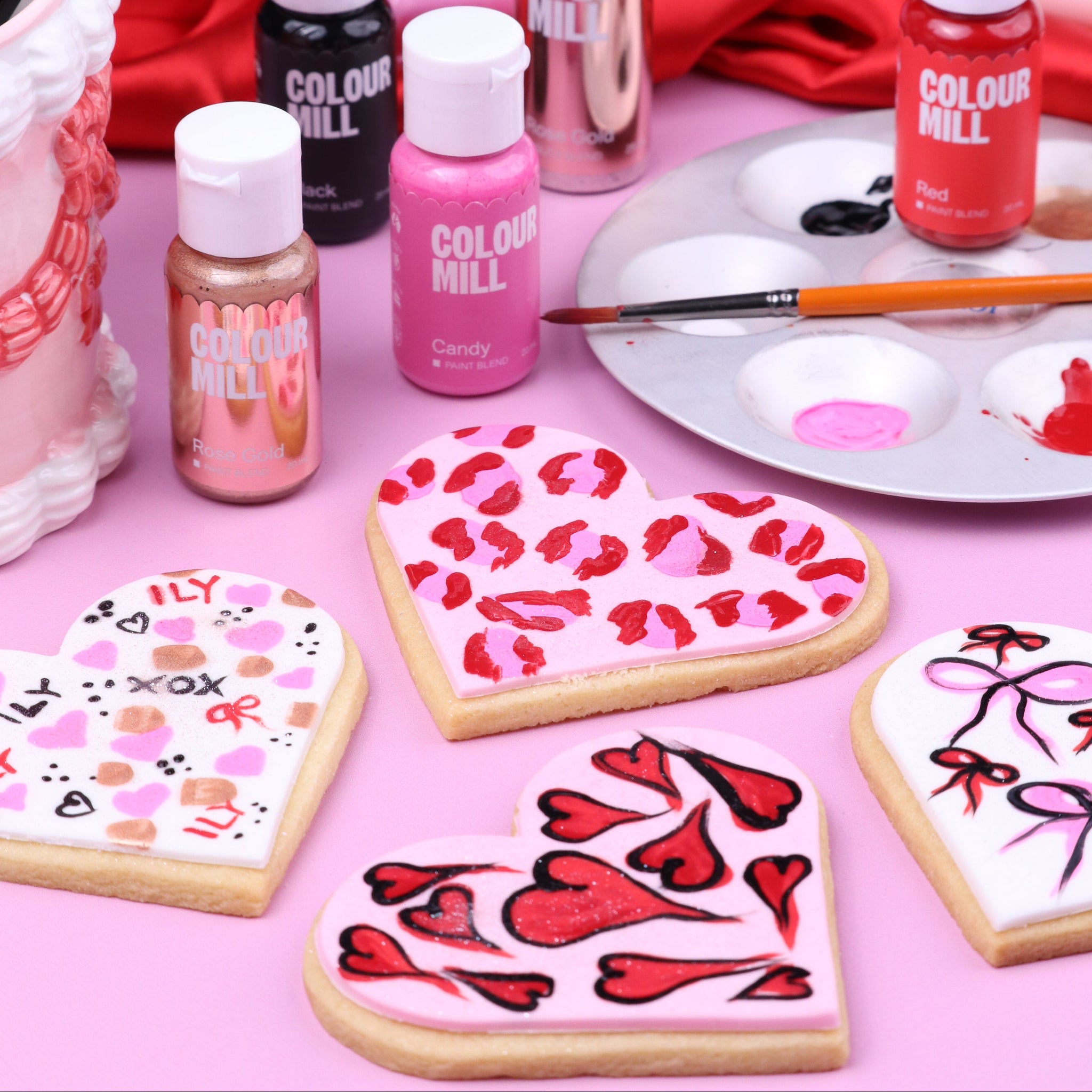 Colour Mill Rose Gold metallic edible paint 