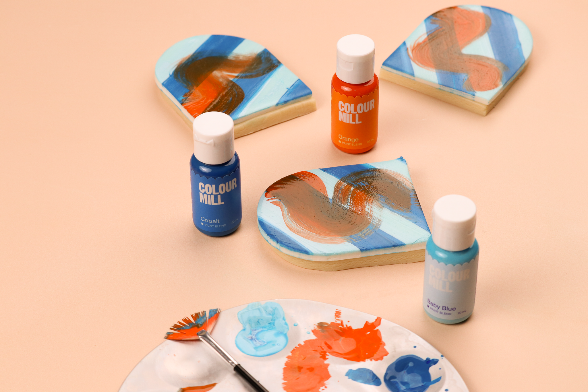 Trending Trio — Cobalt, Orange & Baby Blue