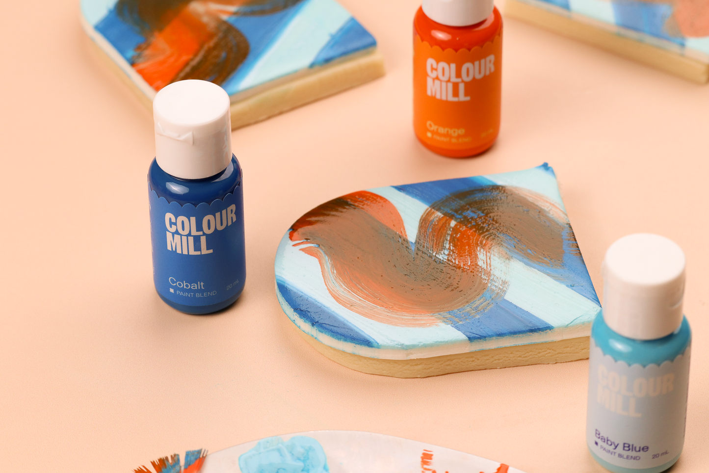 Trending Trio — Cobalt, Orange & Baby Blue