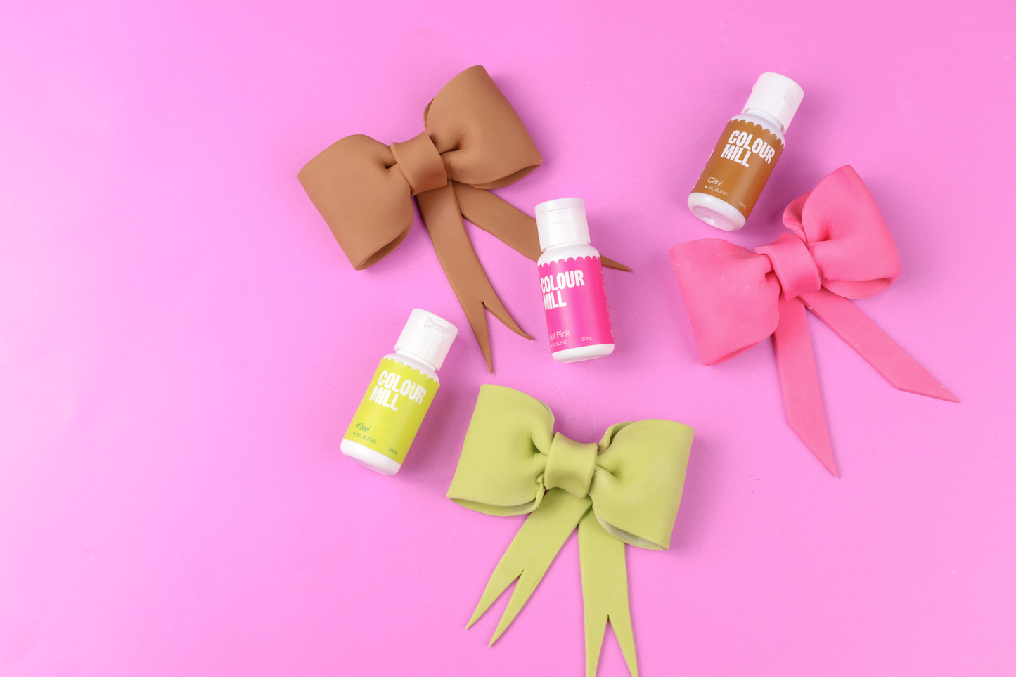 US Trending Trio — Hot Pink, Kiwi & Clay