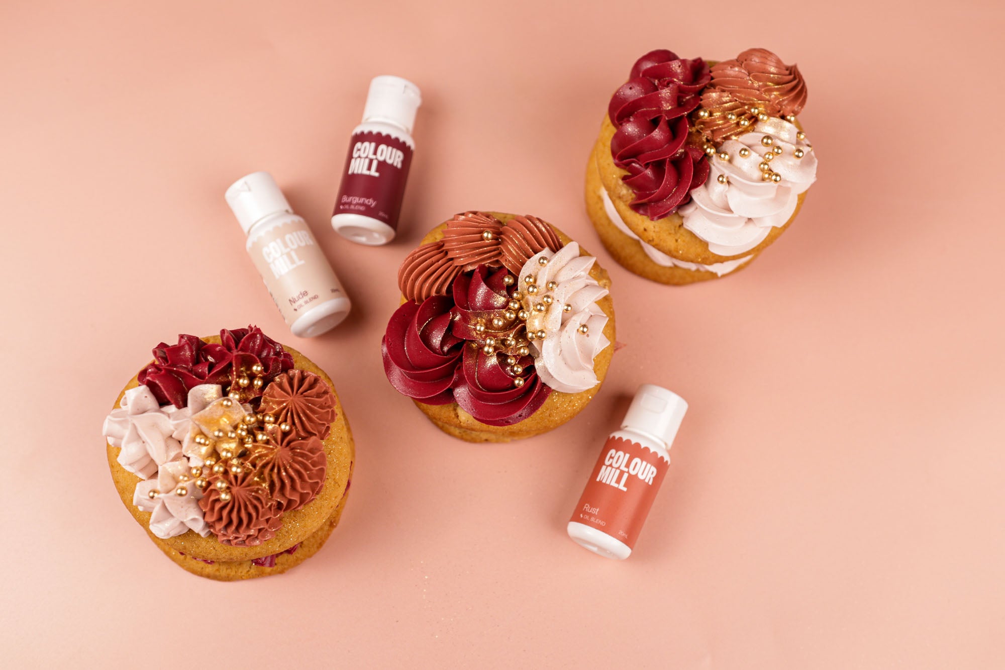 EU Trending Trio — Burgundy, Nude & Rust