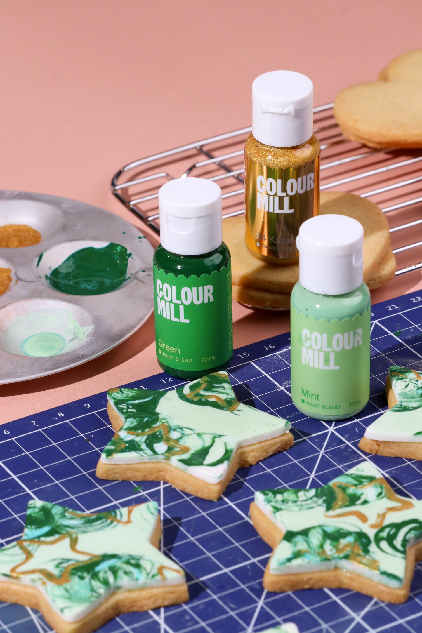 Trending Trio — Green, Mint & 24 Karat