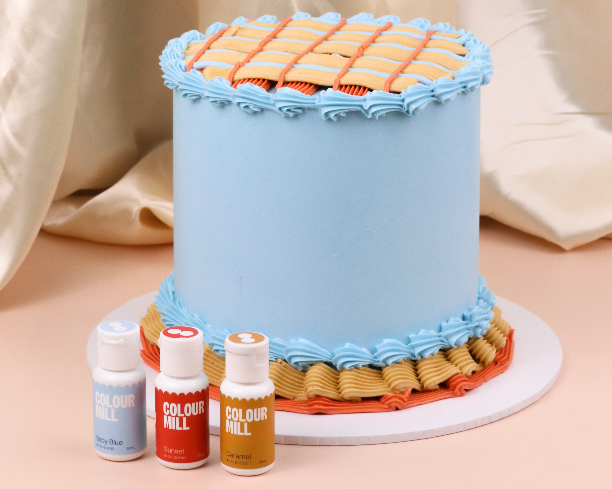 Trending Trio — Baby Blue, Sunset & Caramel