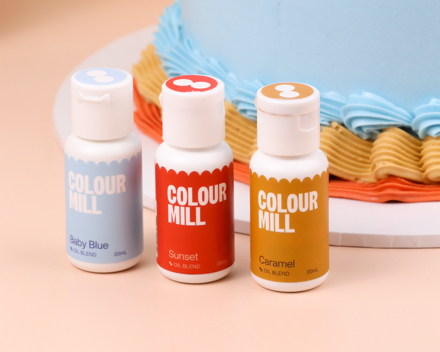 Trending Trio — Baby Blue, Sunset & Caramel