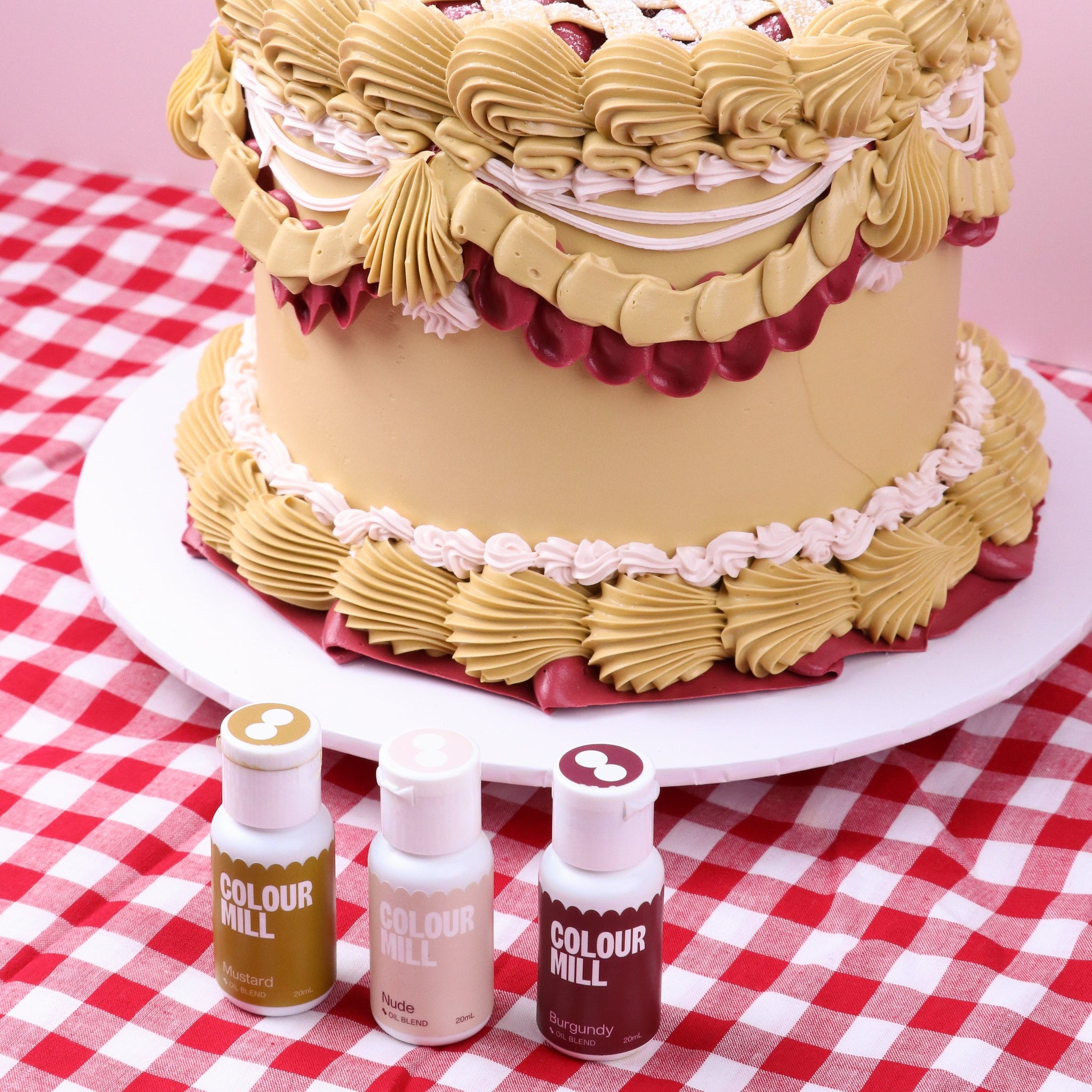 Trending Trio — Burgundy, Blush & Mustard