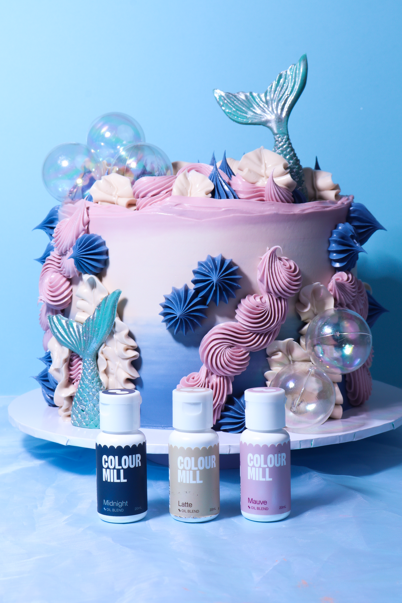 Colour Mill Trending Trio — Mauve, Latte and Midnight Oil Blend oil-based food colouring