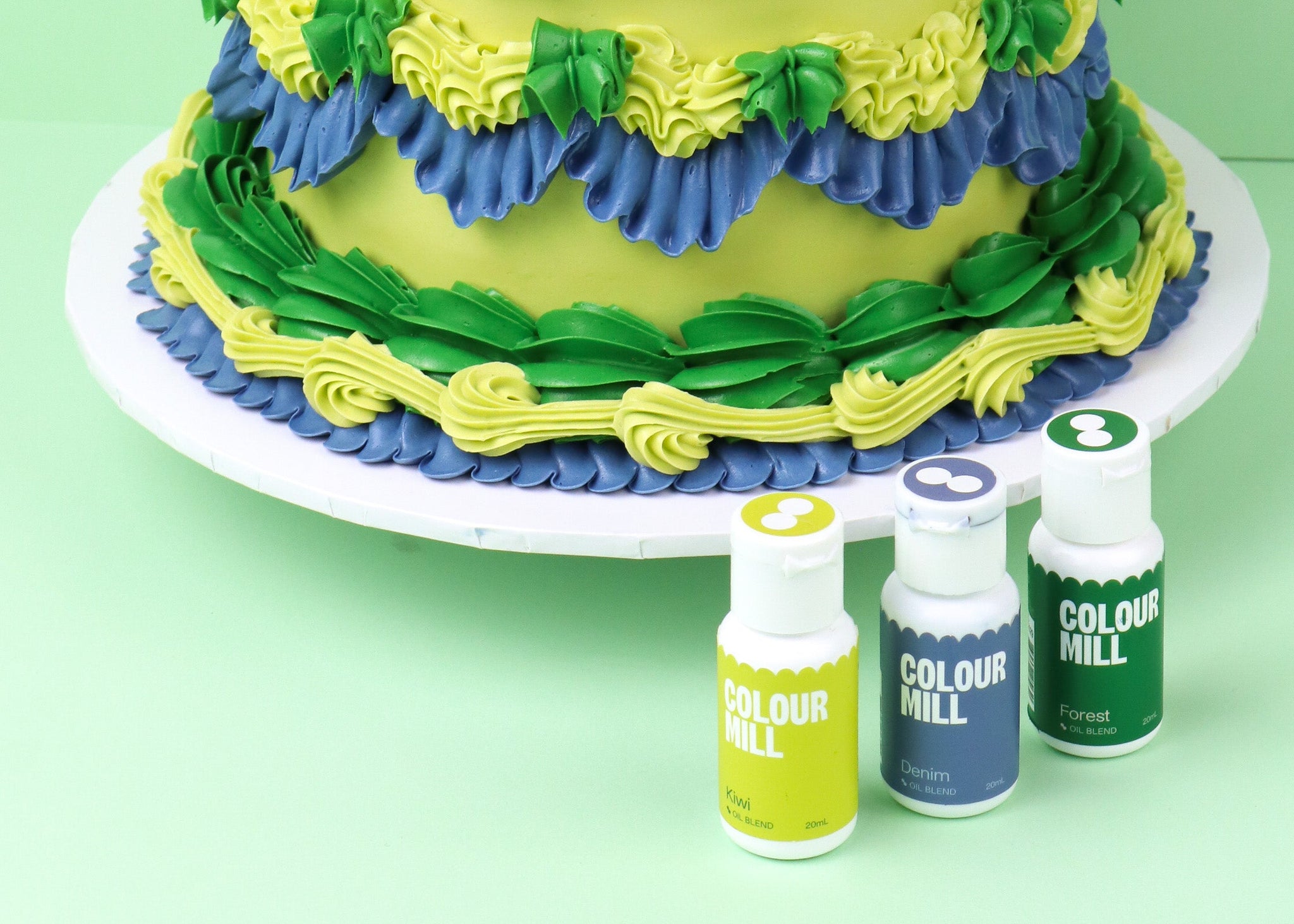 Trending Trio — Kiwi, Denim & Forest