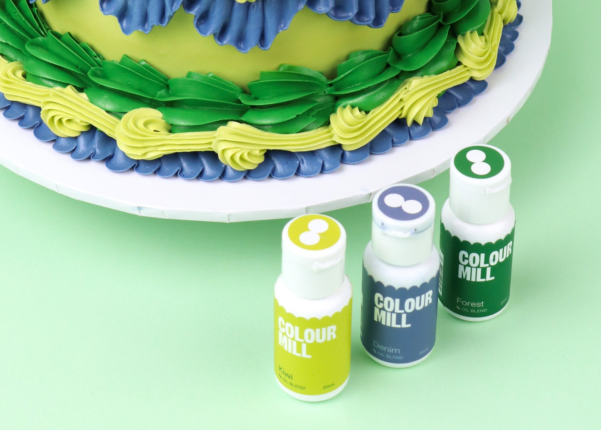 Trending Trio — Kiwi, Denim & Forest