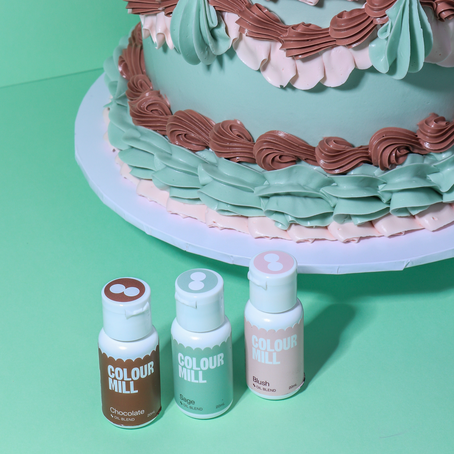 Trending Trio — Chocolate, Sage & Blush