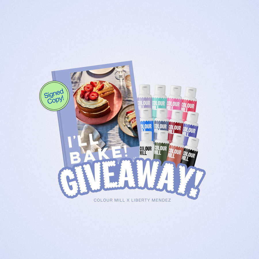 Win I'll Bake by Liberty Mendez and her top 12 Colour Mill colours