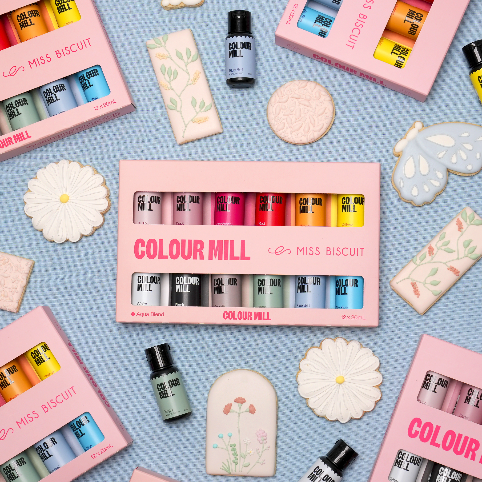 Miss Biscuit x Colour Mill Pack - Aqua Blend