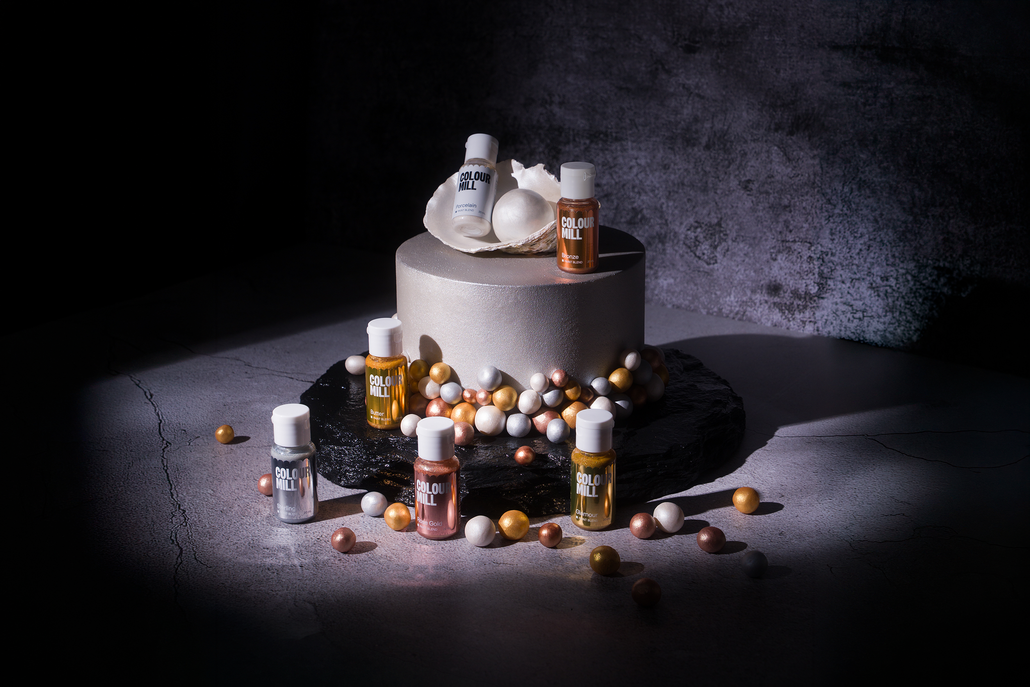 Colour Mill Paint Blend edible paint Metallics Pack