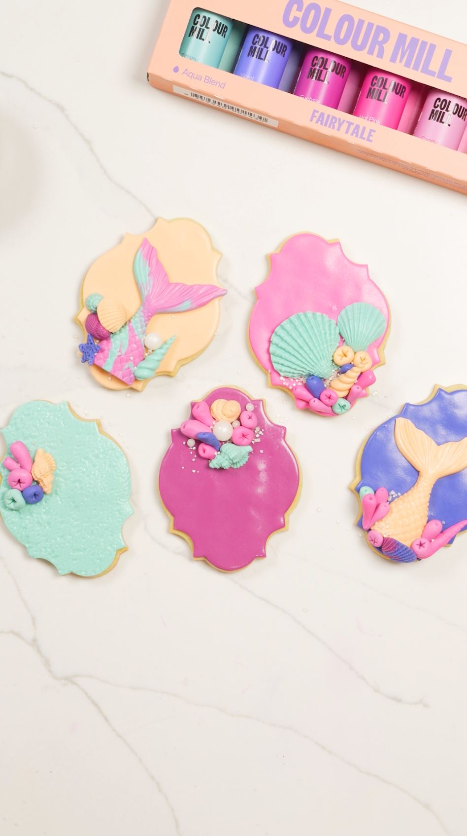 Colour Mill Aqua Blend water based food colouring Peach 